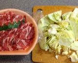 豚肉とキャベツの梅炒め作り方2写真