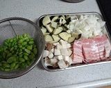 ベーコンと野菜のトマトソースパスタ作り方2写真