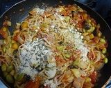 ベーコンと野菜のトマトソースパスタ作り方7写真