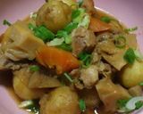 新じゃが☆竹の子☆鶏もも肉の春沢山煮物★作り方8写真