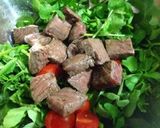 ☆簡単＊絶品！牛肉とクレソンのサラダ☆作り方3写真