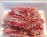 豚バラ肉の梅肉入り塩糀炒め作り方3写真