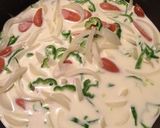 牛乳で作る簡単あっさりクリームのパスタ作り方4写真