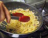 大黒本しめじのクリームパスタ作り方8写真