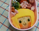 幼稚園 お弁当 キャラ弁*女の子作り方4写真