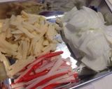 ランチに☆タケノコと新玉ねぎのスパゲティ作り方1写真