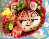 ムーミン*リトルミィのキャラ弁♪作り方1写真
