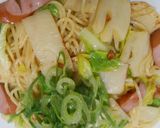 タケノコと春キャベツとウインナーのパスタ作り方13写真
