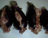 超豪快！なすの肉詰作り方3写真