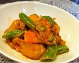 スナップえんどうと鶏のマヨチリ作り方7写真