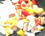 鶏肉とパプリカのトマト煮込み作り方4写真