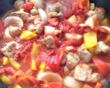 鶏肉とパプリカのトマト煮込み作り方5写真