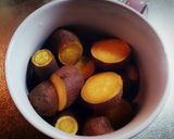 安納芋でほっこりプリン作り方1写真