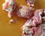 鶏もも肉のガーリックチーズ焼き☆*゚作り方1写真