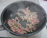 ひき肉とショートパスタのアンチョビ炒め作り方2写真