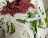 簡単☆大根のさっぱり梅じそサラダ作り方1写真