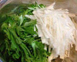 大根と水菜とツナの簡単サラダ♪作り方1写真