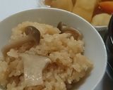 キノコの炊き込みごはん作り方4写真