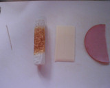 お弁当のおかずに！ちくわのハムチーズ巻き作り方1写真