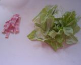 お弁当に！キャベツとベーコンのレンジ蒸し作り方1写真