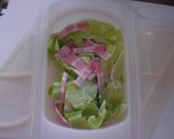 お弁当に！キャベツとベーコンのレンジ蒸し作り方2写真