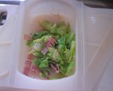 お弁当に！キャベツとベーコンのレンジ蒸し作り方3写真
