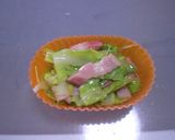 お弁当に！キャベツとベーコンのレンジ蒸し作り方4写真
