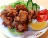 簡単！激うま！ジュージー！鶏の唐揚げ作り方5写真