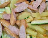 日本生まれの❓ポテトナポリターナ作り方3写真