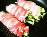 キャベツとアスパラの肉巻き♪作り方3写真