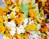 かぼちゃと春キャベツのパスタサラダ♪作り方4写真