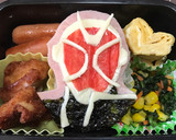 キャラ弁 簡単 仮面ライダーウィザード作り方6写真