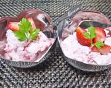 塩生クリームDEいちごヨーグルトあいす作り方7写真
