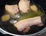 圧力鍋で脂が美味しい豚バラ角煮作り方5写真