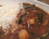 カレーリメイクといえば♡カレーうどん作り方5写真
