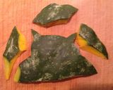 カボチャの皮で作るマイク♡作り方1写真