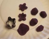 和菓子 (あじさい)作り方10写真