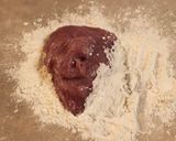 和菓子 (あじさい)作り方8写真