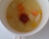 コンソメスープ→トマトスープに作り方2写真