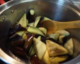 茄子と生わかめのうま煮作り方2写真