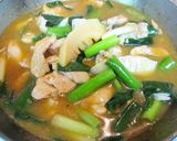簡単おかず♬分葱と鶏胸肉でマーボー竹の子作り方5写真