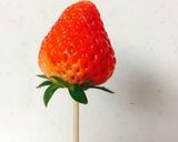 イチゴの飾り切り 薔薇作り方1写真