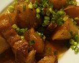 豚バラと新じゃがの甘酢煮込み作り方4写真