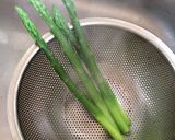 蒸し鶏とアスパラの梅肉和え作り方8写真