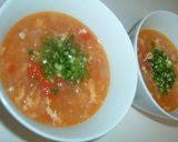 中華トマト玉子スープ作り方7写真