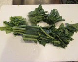 大根葉と油揚げの炒め物作り方1写真