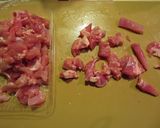 白葱とチキンのゆずポンパスタ作り方3写真