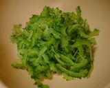 大葉にんにく醤油で☆ゴーヤの佃煮作り方1写真
