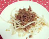 もやしとひき肉そぼろ炒め作り方6写真