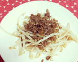 もやしとひき肉そぼろ炒め作り方6写真